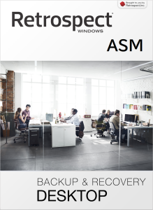 Retrospect Support and Maintenance 1 Yr (ASM) Desktop v.19 for Windows
